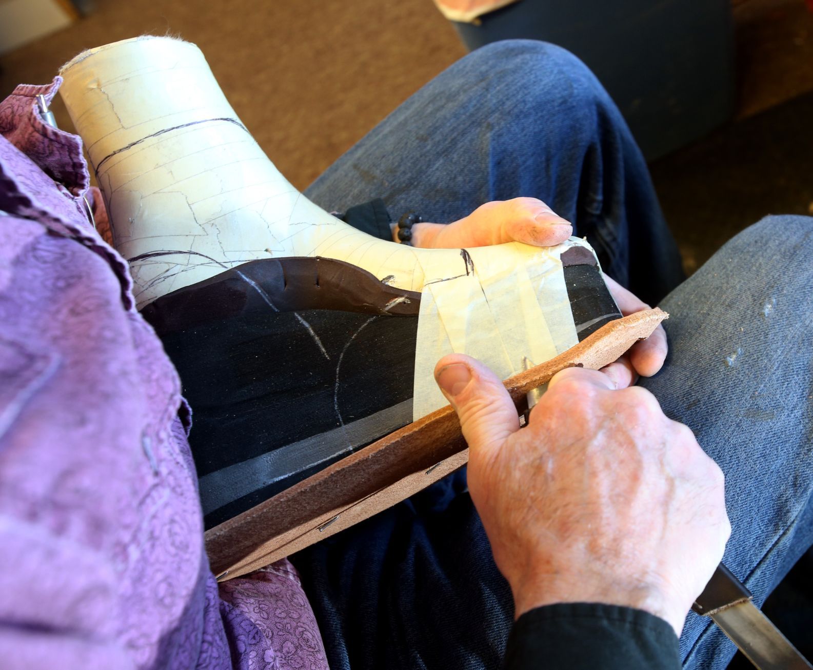 Custom boot at Eisele's Custom Footwear